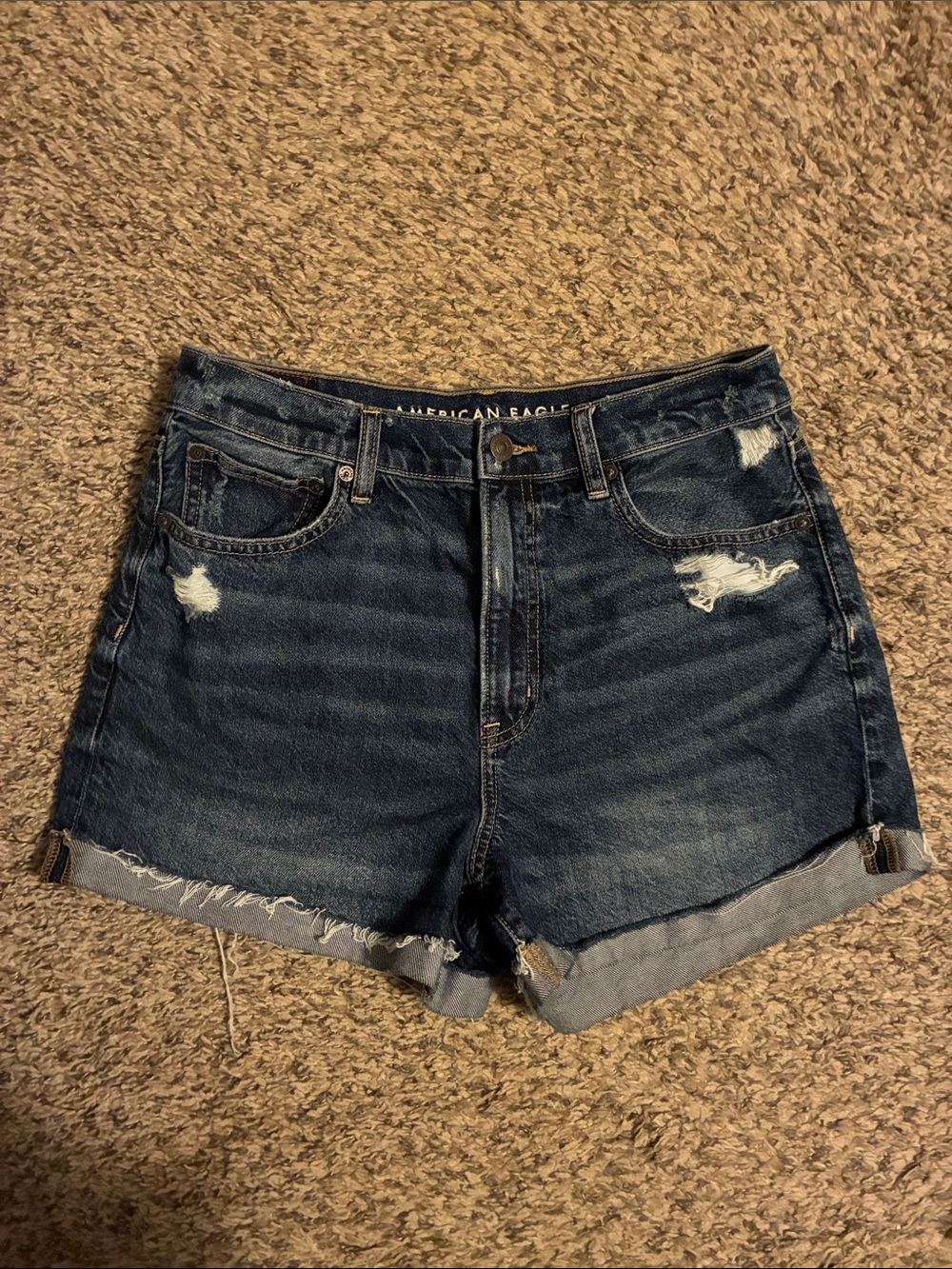 American Eagle highest rise 90s boyfriend Jean shorts -size 10